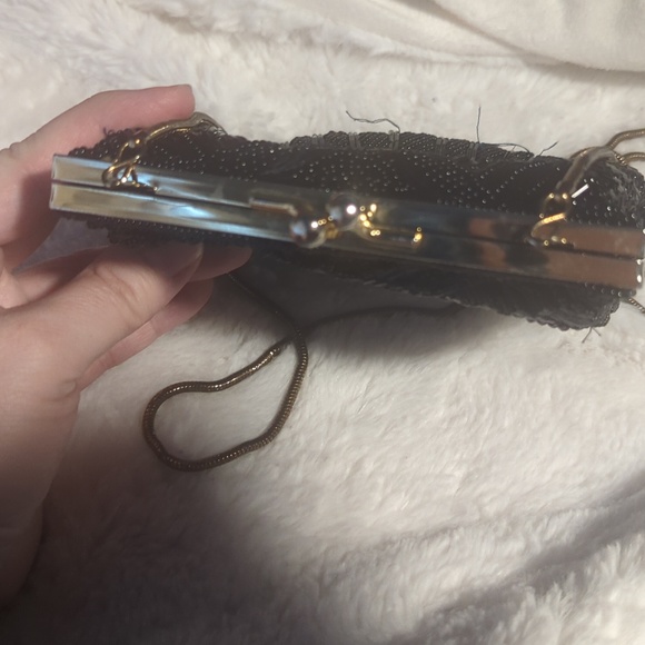 Marshall Fields Glass Beaded Evening Bag - Picture 8 of 8